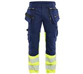 113011498933 Blaklader High Vis Hose Stretch marineblau gelb.jpg